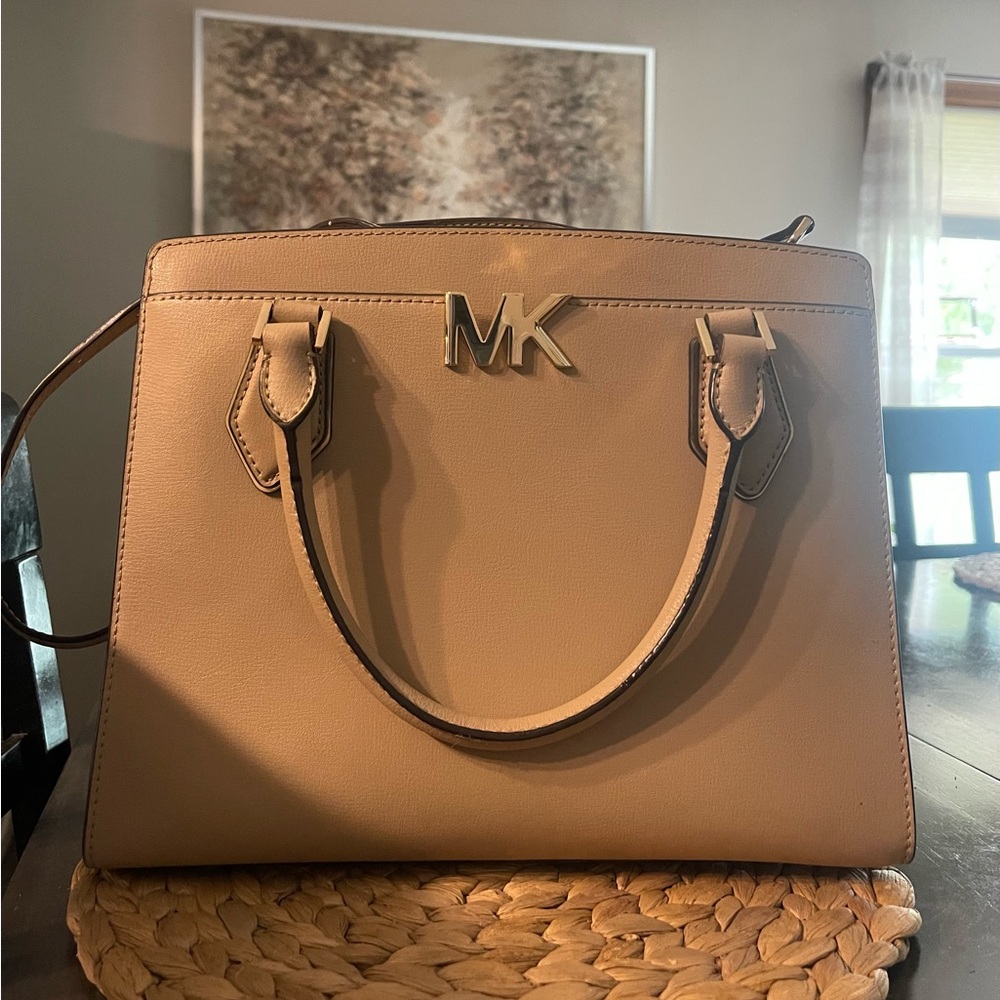 Michael Kors Beige Satchel Bag